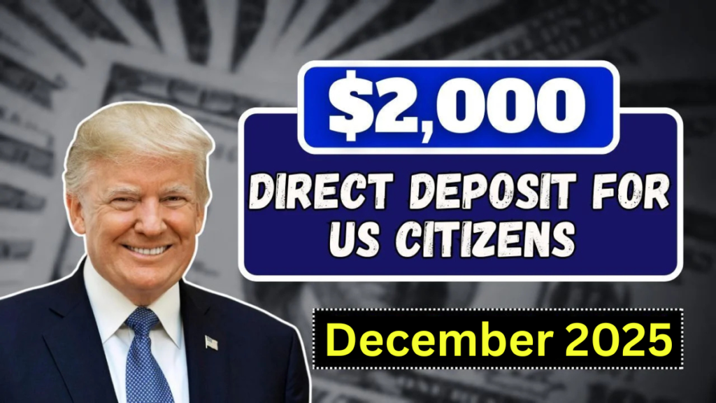 IRS Confirms $2,000 December Deposit – Who Is Eligible and How to Claim